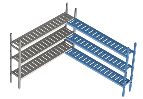Стеллаж модульный LOAD.Me.POLY. 16AL.3PP40.15C-1