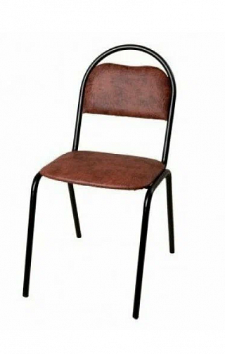 Стул "Стандарт" каркас Черный, экотекс (3029), СРП-033-1