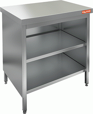 Стол производственный закрытый с 3-х сторон HICOLD НСЗО-7/6-1
