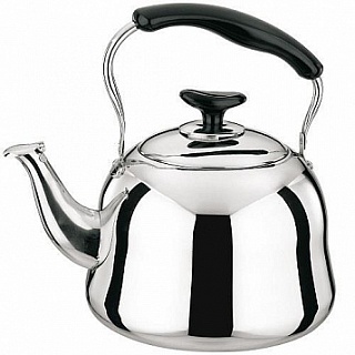 Чайник 3,0 л со свистком, 201 нерж. сталь, УРАЛ, в цветной коробке 1/36	-1