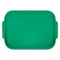 Поднос столовый 450х355 мм с ручками зеленый [06]															