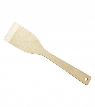 Лопатка дерев. 27 см. прямая раб. часть 9,5*5,5 см. бук /1/500/-1