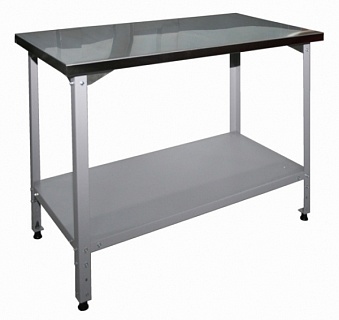 Стол СПБ 800*600*850 полка сплошная краш., каркас - уголок краш. -1