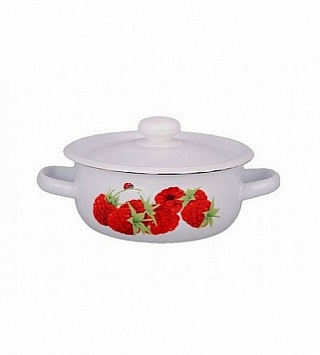 Кастрюля 1,0 л цилиндр с рис. Малина 1/8-1