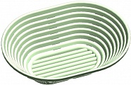 Форма овальная пластиковая для расстойки хлеба, размер 215х155 мм (500-700 гр.)
