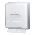 Диспенсер для полотенец ЛАЙМА PROFESSIONAL (Система H3), ZZ (V), белый, ABS-пластик