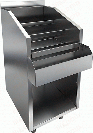 Барный модуль с бортом и доп. кармоном HICOLD НБМЛЛ-4/7БК -1