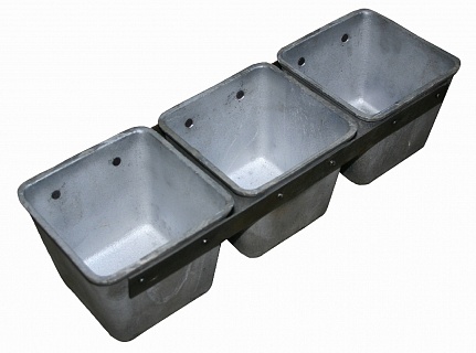 Форма литая хлебопекарная "Дока хлеб" строенная-1