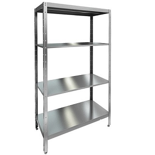 Стеллаж нержавеющий кухонный усиленный HICOLD НСКУ-15/6-1