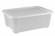 Контейнер для продуктов прямоуг. 10 л. 38,9*27,5*14,5 см. п/п Кристалл /1/8/