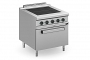 Плита 4-х конфорочн.900 сер. Apach APRE-89QFE/PL