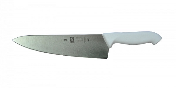Нож поварской 250/395 мм. Шеф белый антибактер. ручка HoReCa Icel /1/6/-1