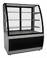 Витрина кондитерская ВХСв-0,9д Carboma Люкс Техно (K70 VV 0,9-1) 9006-9005
