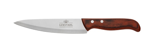 Нож поварской 196 мм Wood Line Luxstahl [HX-KK069-D]-1