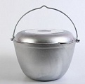 Казан 5 л. алюм. с крышкой