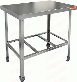 Стол центральный с полкой решеткой HICOLD НСО-10/6 ЭЦ-1