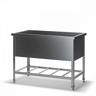 Ванна моечная ВМР-Н 1340*700*870, 1 секцион., глубина 450мм-1