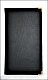 Папка-карта вин 32,5*18,5см кож.зам.-шелк черная росс. кожзам