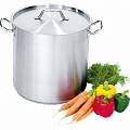 Котел 20,9 л. нерж. d=32 см. h=26 см. с крышк. (индукция) Proff MGSteel (20062)