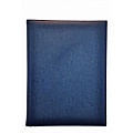 Папка-меню 32,5*24 2-х сторон. кож.зам. синяя