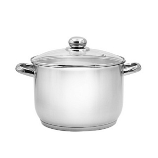 Кастрюля 5,0 л Прима (сатин) 220 мм ТРС, КС (ст.арт 1с858) 1/4-1