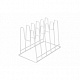 Подставка под крышки настольная белая вертикальная (8.5)