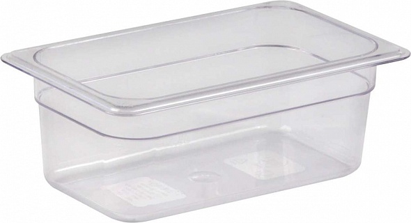 Гастроемкость из поликарбоната GN 1/4 265х164х100 мм [JW-Р144]-1