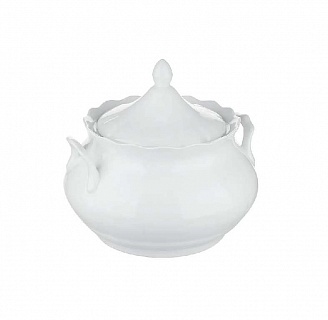 Супница «Романc» фарфор 3л D=14,H=23,L=23см белый-1