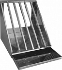 Полка для сушки досок ПКд-1 300*500*300 нерж.сталь, 5 ячеек, с выдвижным поддоном