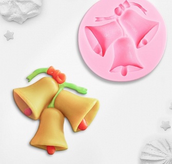 Молд силиконовый 7×7 см "Колокольчики крупные"-1