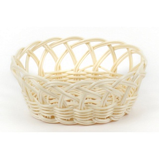 Корзинка пластиковая 170х110 мм бежевая [KT4062]-1