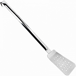 Лопатка большая 52 см, 13,5х8 см. нерж, перфорир.-1