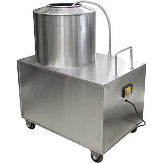 Картофелечистка ROAL YQ-350SS (480х710х885мм; 220В; 1,5кВт; 12 кг, произв. 150-220кг/час,нерж.)-1