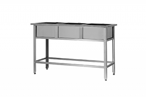 Ванна моечная ВМСр - 500/3 "Retail", 3 отв. д/смесит.-1