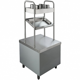 Прилавок для приборов Школьник ПП-2-6/7СХ-1